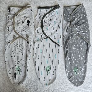 BabyDew Swaddle Blanket Wrap Cotton 0-3 Months